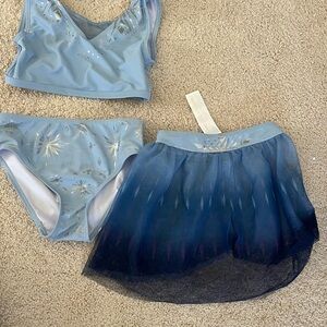 Disney Blue and Navy Kids Swim Bikini Set